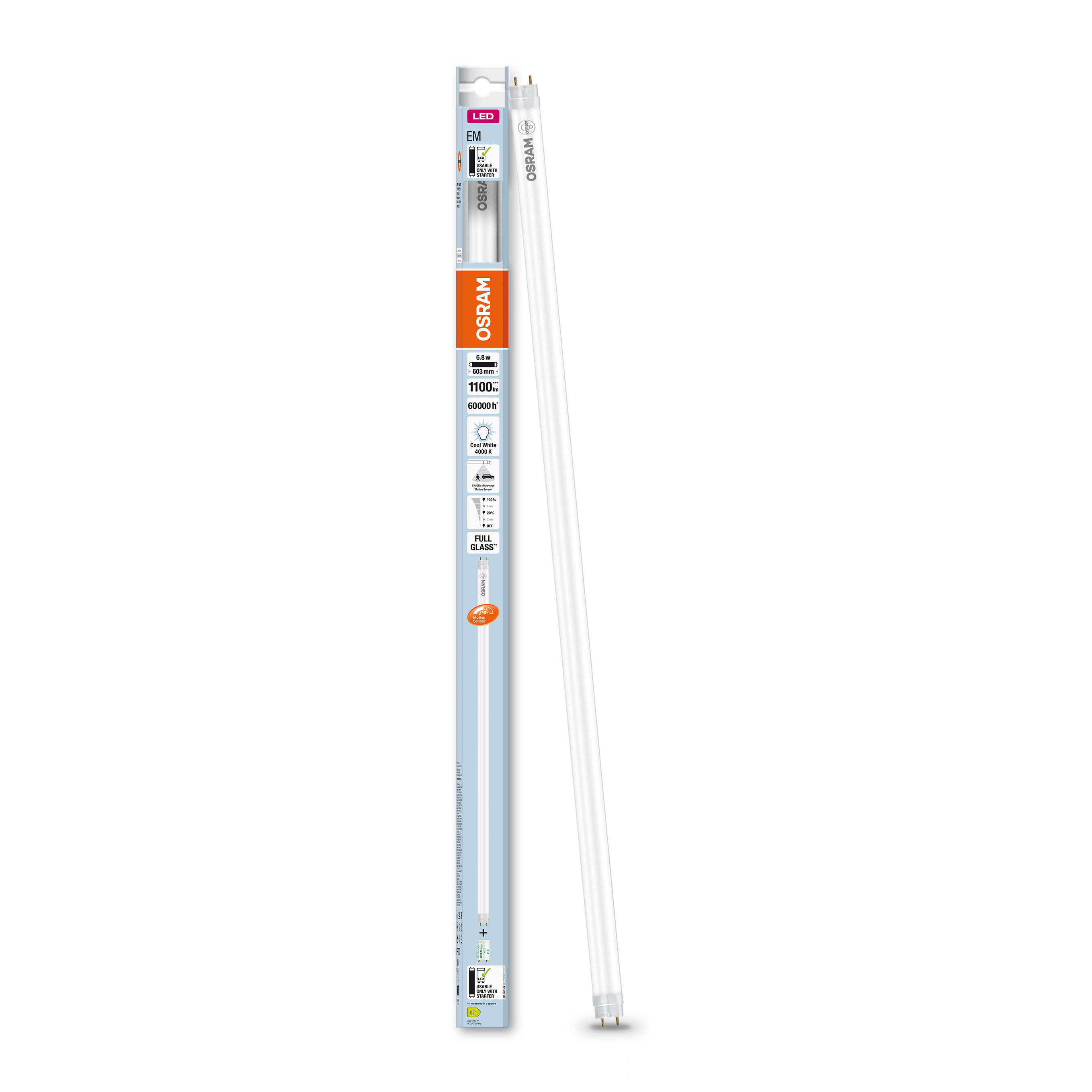 LED TUBE T8 EM MOTION SENSOR